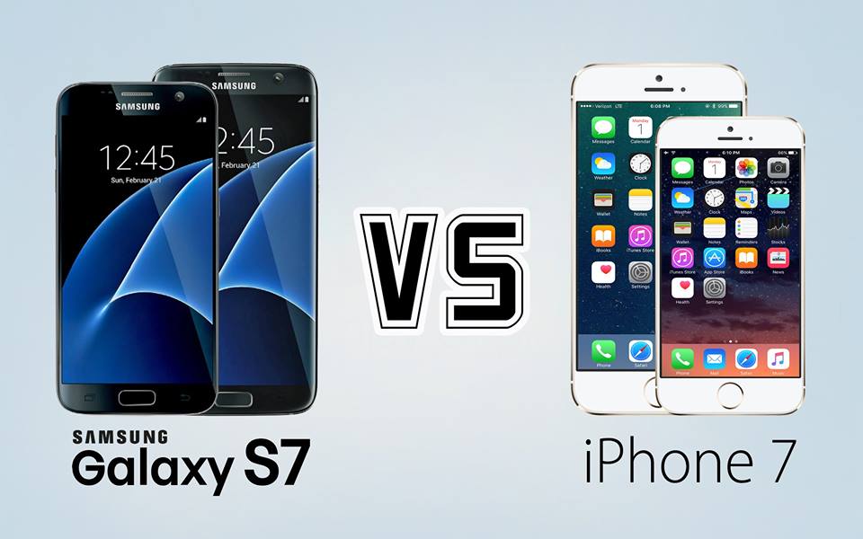 iPhone 7 Plus Samsung S7 Edge Comparison - Tricks N
