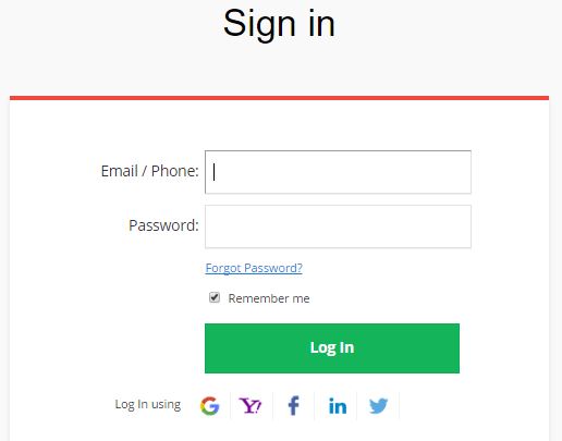 Zoho Sign In