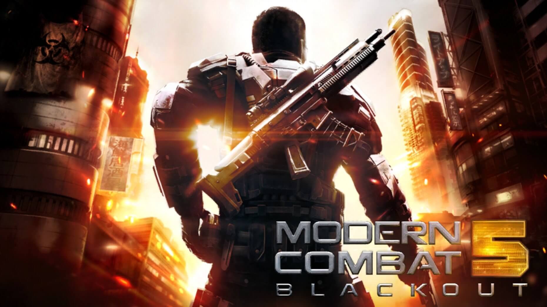 Modern Combat 5: Blackout APK + OBB HIGH COMPOSS