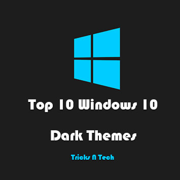 windows 10 dark themes