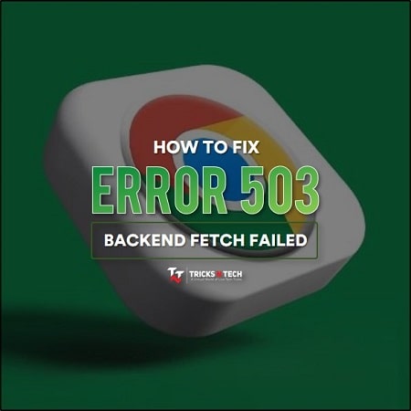 503 backend fetch error