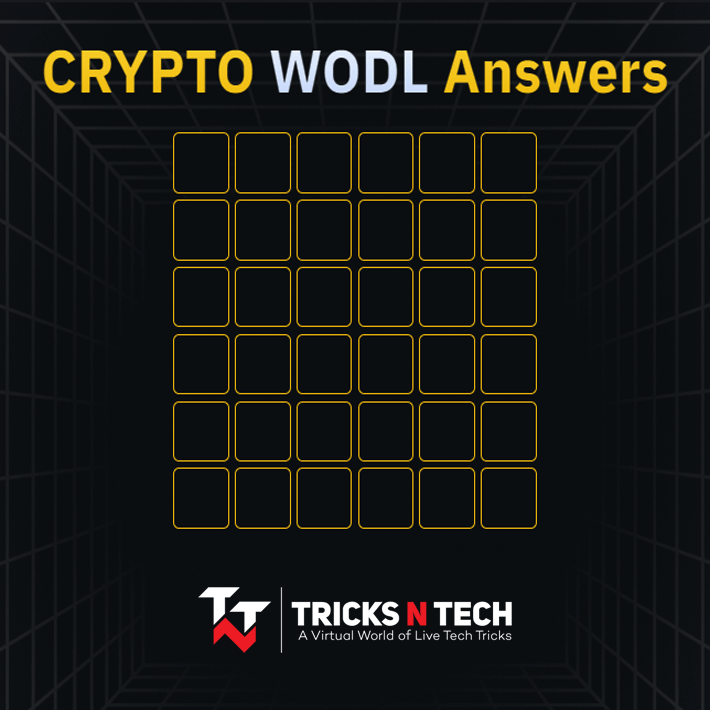 Binance Crypto WODL Answers Today - Tricks N Tech